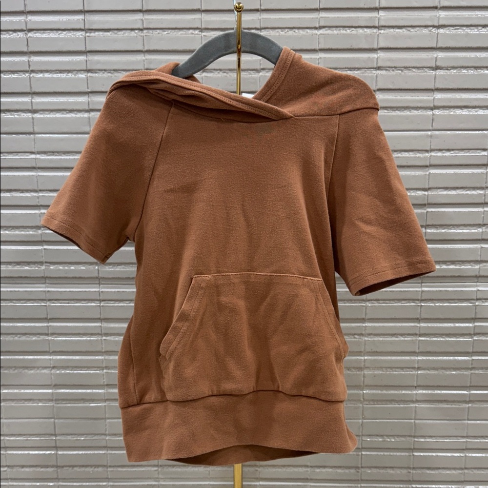 Kids Brown Hoodie Sweatshirt